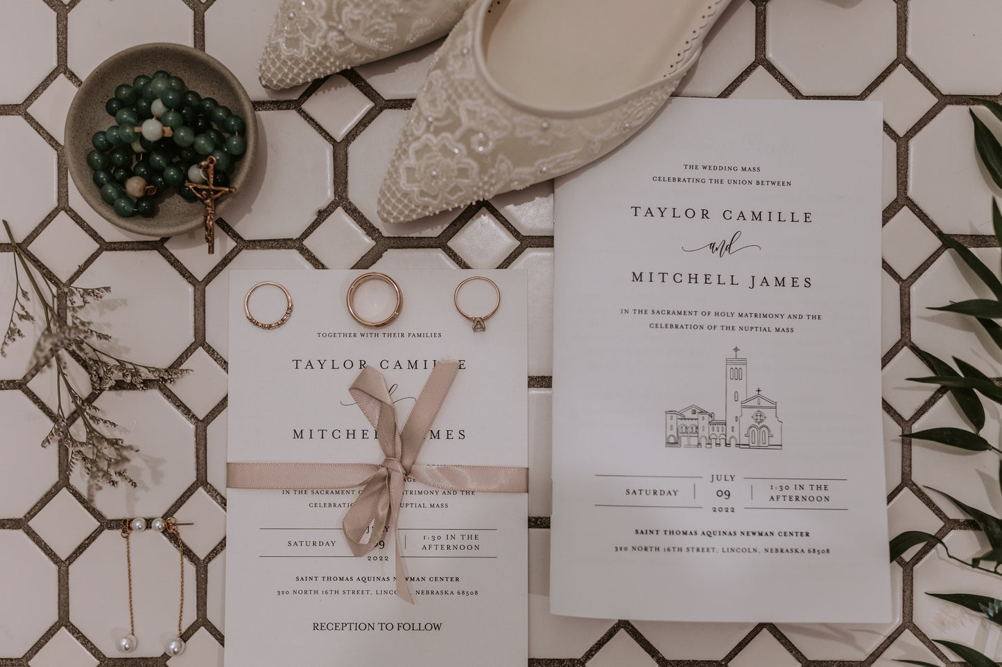 Catholic Wedding Program Template